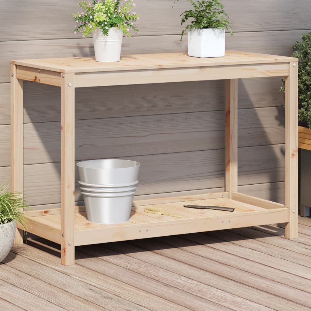 Oppottafel Grenenhout 108cm - 55% Korting! (Lichte Schade)