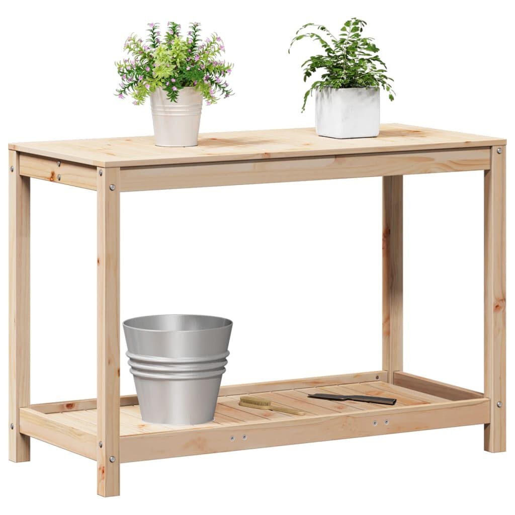 Oppottafel Grenenhout 108cm - 55% Korting! (Lichte Schade)