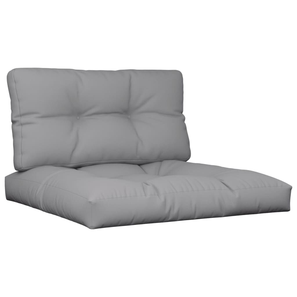 vidaXL Palletkussens Grijs - 35% Korting! (Lichte Gebruikssporen)