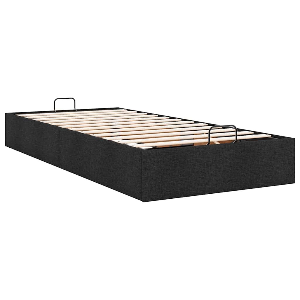 vidaXL Bedframe 100x200 Zwart - Zonder Matras - 60% Korting!