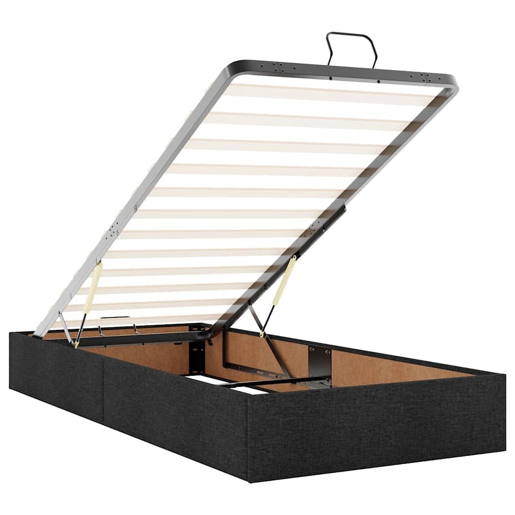 vidaXL Bedframe 100x200 Zwart - Zonder Matras - 60% Korting!
