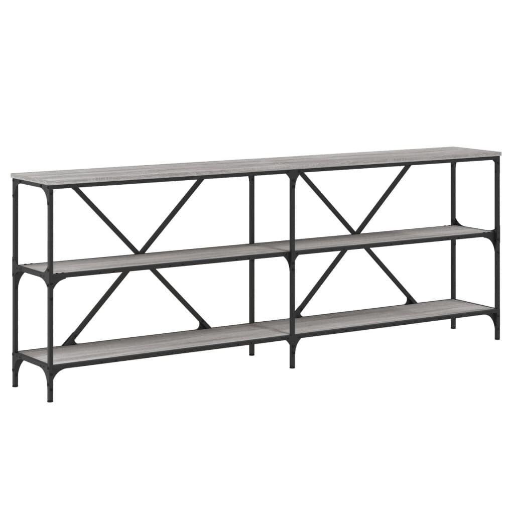 Wandtafel 200cm Grijs Sonoma Eiken - 35% Korting!