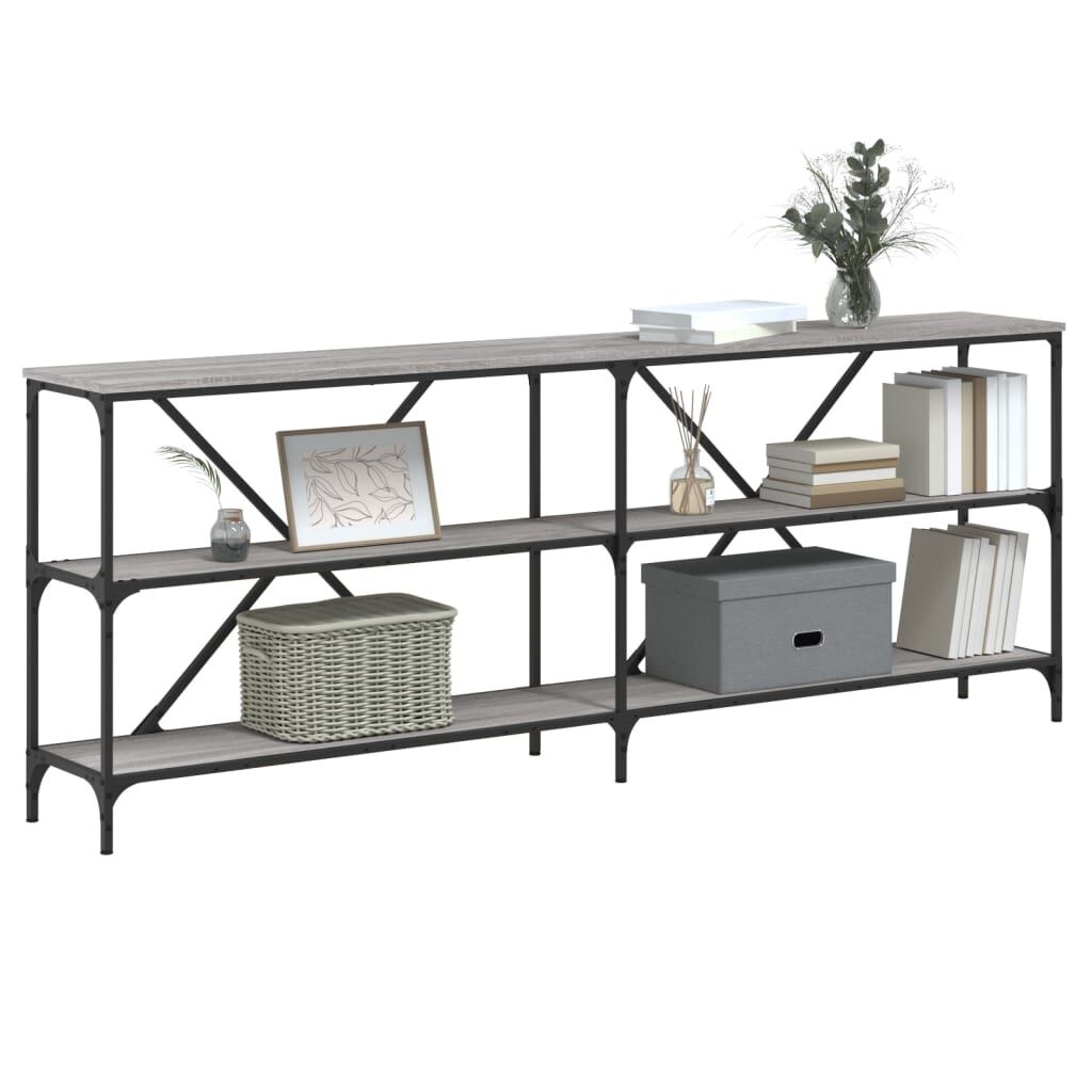 Wandtafel 200cm Grijs Sonoma Eiken - 35% Korting!