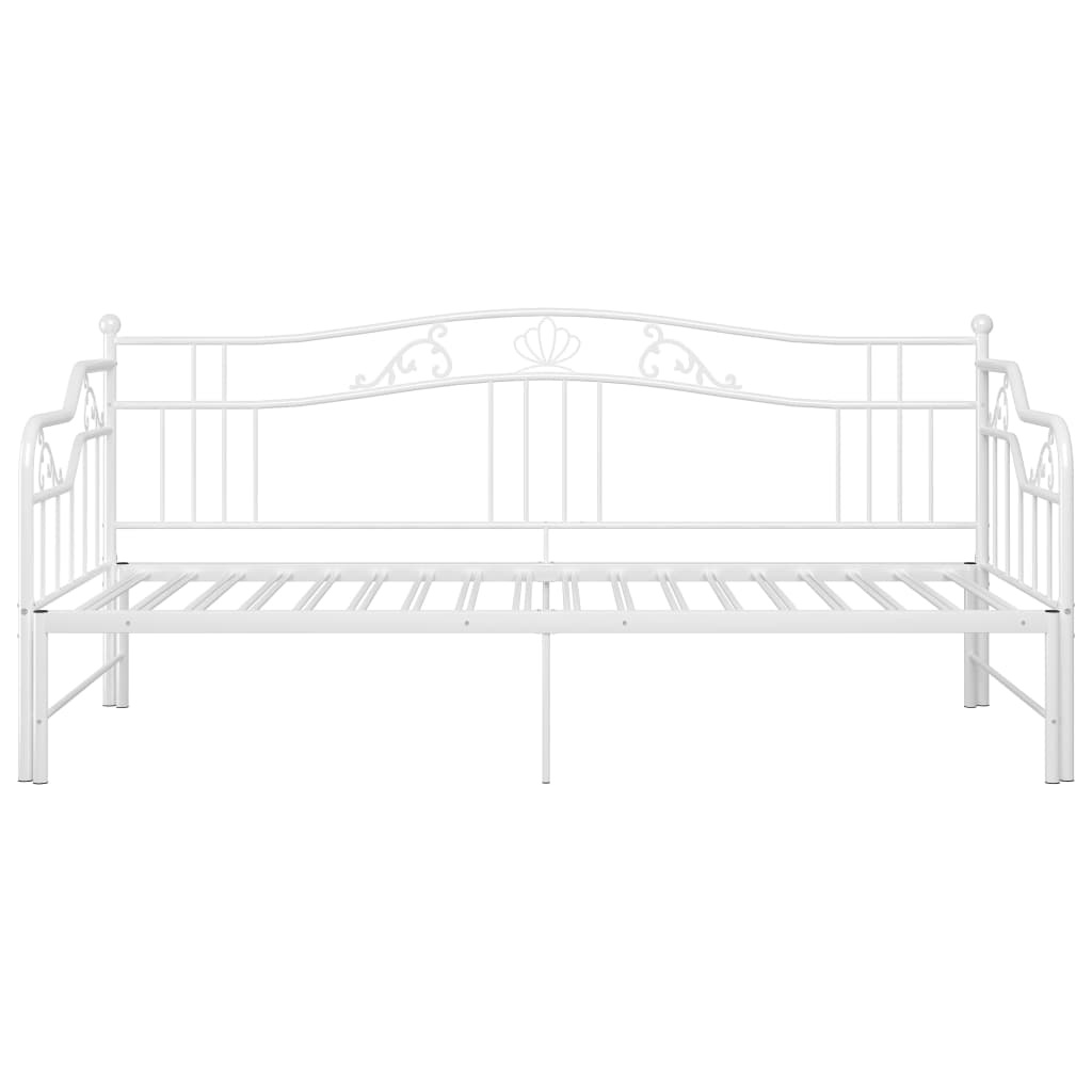 VidaXL Uittrekbare Slaapbank 90x200 Wit - 50% Korting!