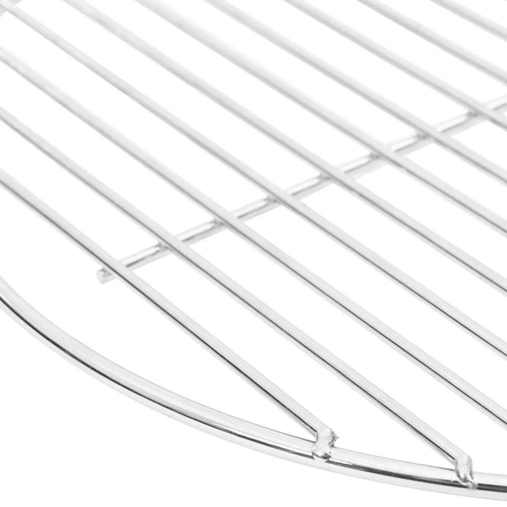 Barbecuerooster RVS Ø34,5cm - Retourtje Deal: 35% Korting!