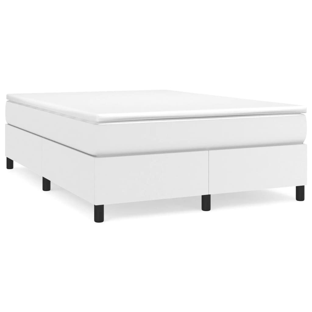 Bedframe Kunstleer Wit 140x190 cm - 42% Korting!