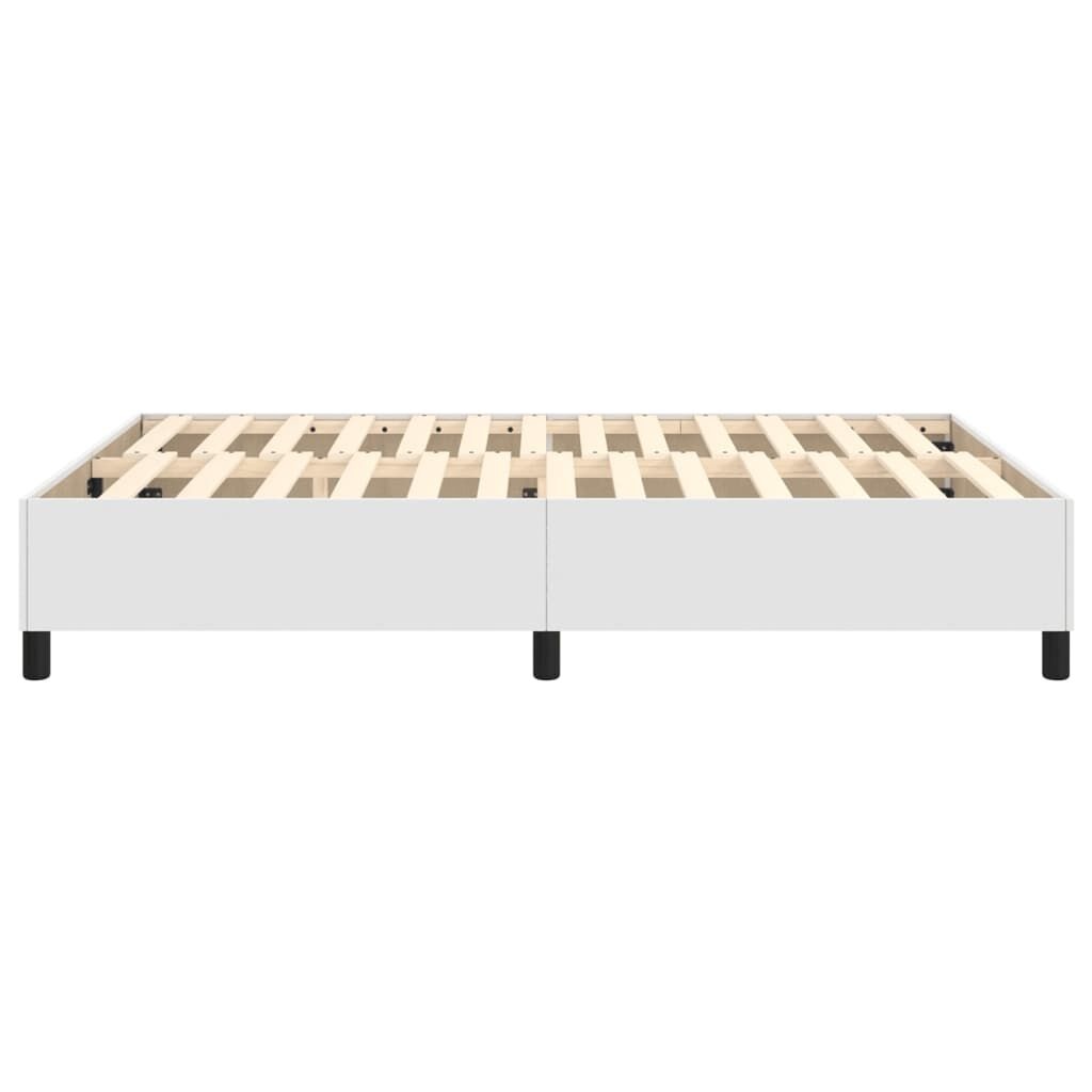 Bedframe Kunstleer Wit 140x190 cm - 42% Korting!