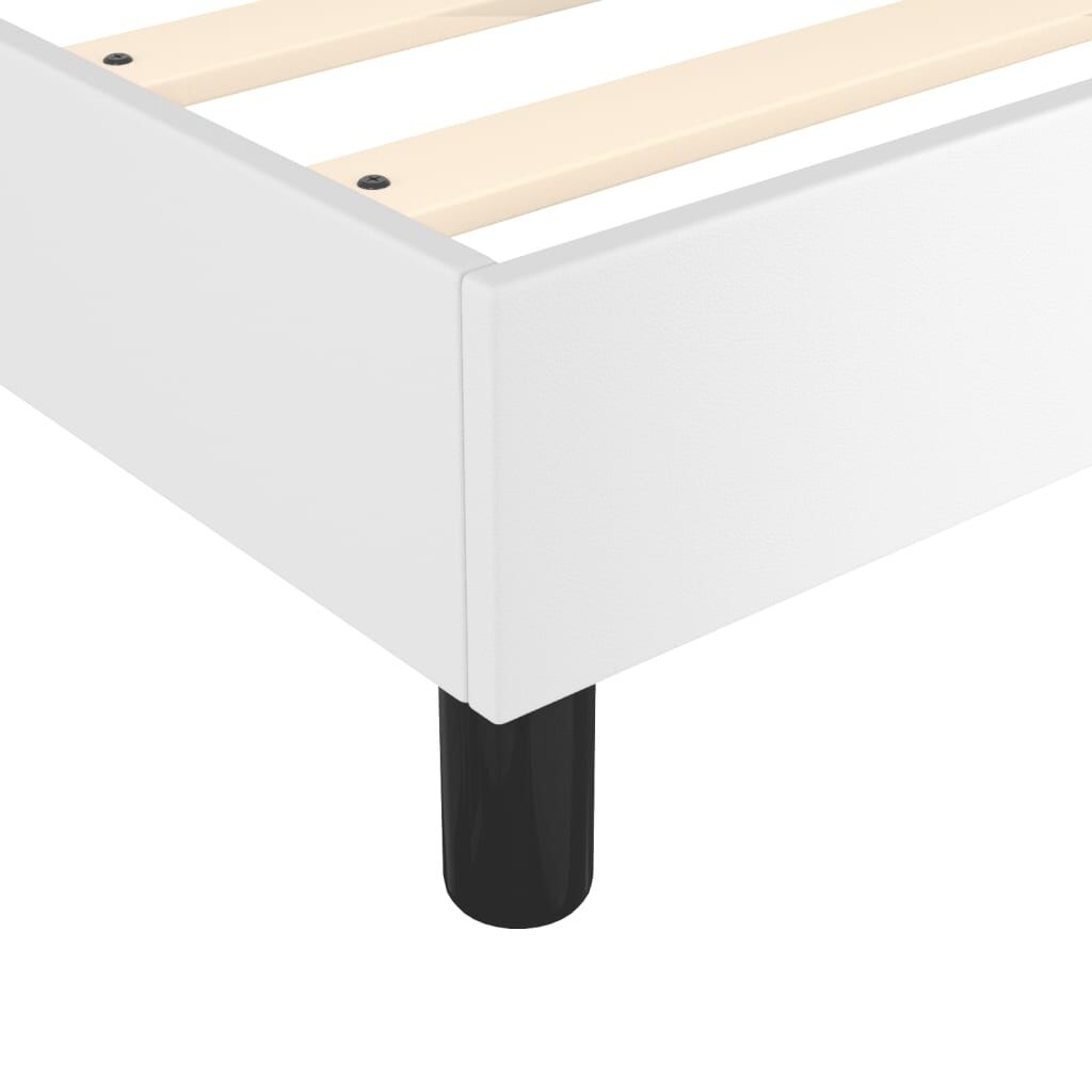 Bedframe Kunstleer Wit 140x190 cm - 42% Korting!