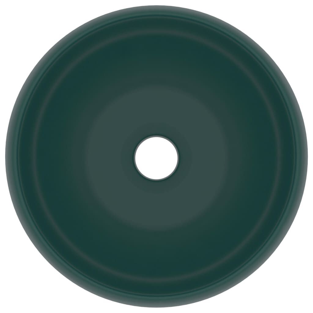 vidaXL Wastafel Donkergroen 40cm - Retourdeal! 35% Korting