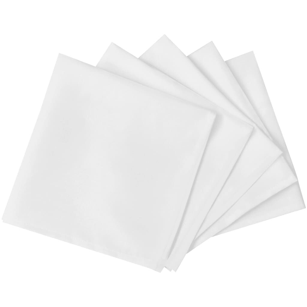 Witte Servetten 50x50cm (50 stuks) - 35% Korting!