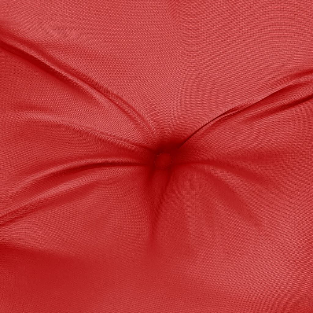 OP=OP: vidaXL Stoelkussen Rood - Lage Rug - 60% Korting!