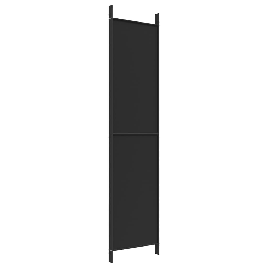 Kamerscherm Zwart 4-Panelen 200x220cm - 60% Korting!