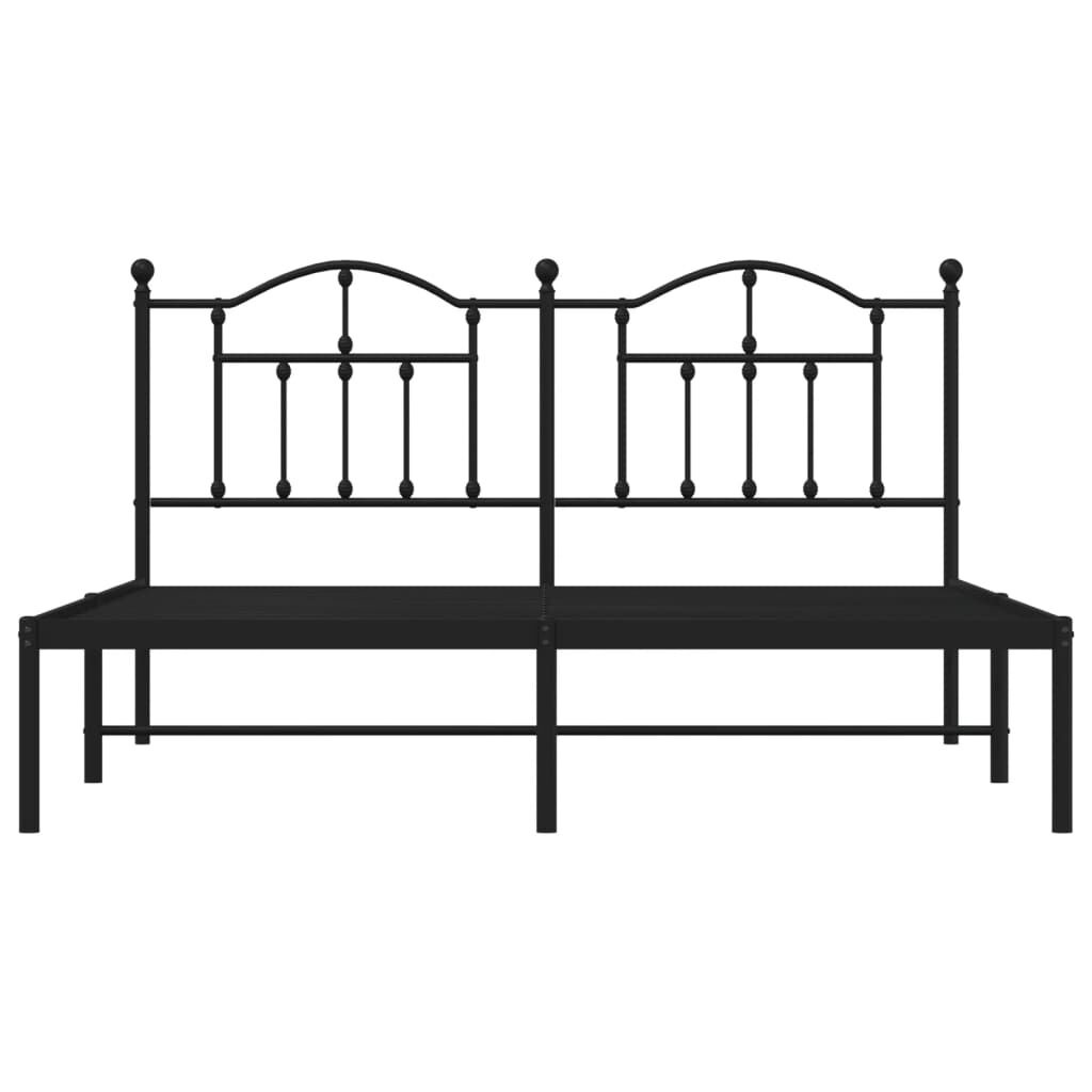 vidaXL Bedframe 180x200 Zwart - 35% Korting! Zo Goed Als Nieuw