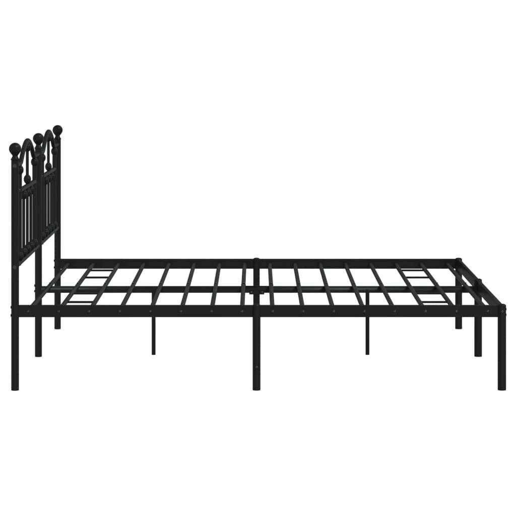 vidaXL Bedframe 180x200 Zwart - 35% Korting! Zo Goed Als Nieuw