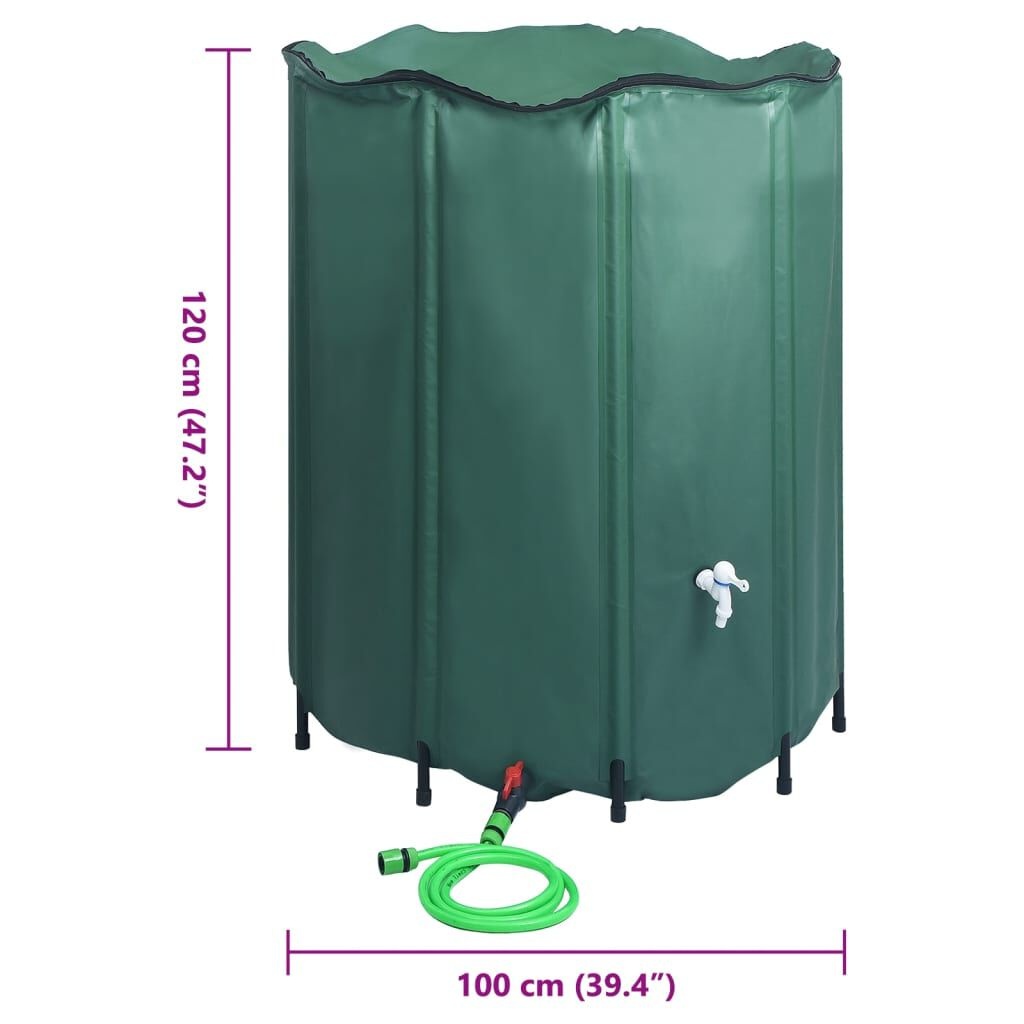 Inklapbare Regenton 1000L - 35% Korting! (Gebruikt)