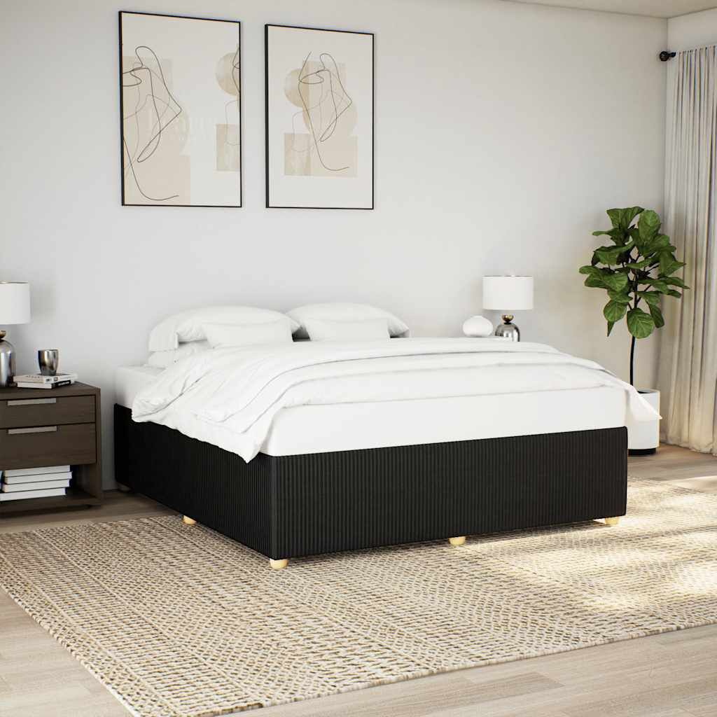 Zwart Bedframe 200x200 cm - Retourdeal: 35% Korting!