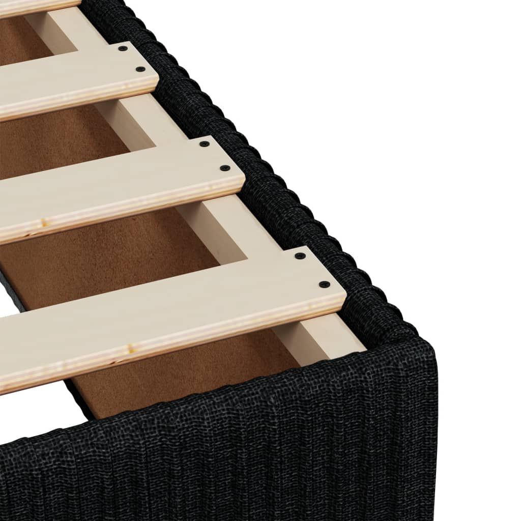 Zwart Bedframe 200x200 cm - Retourdeal: 35% Korting!