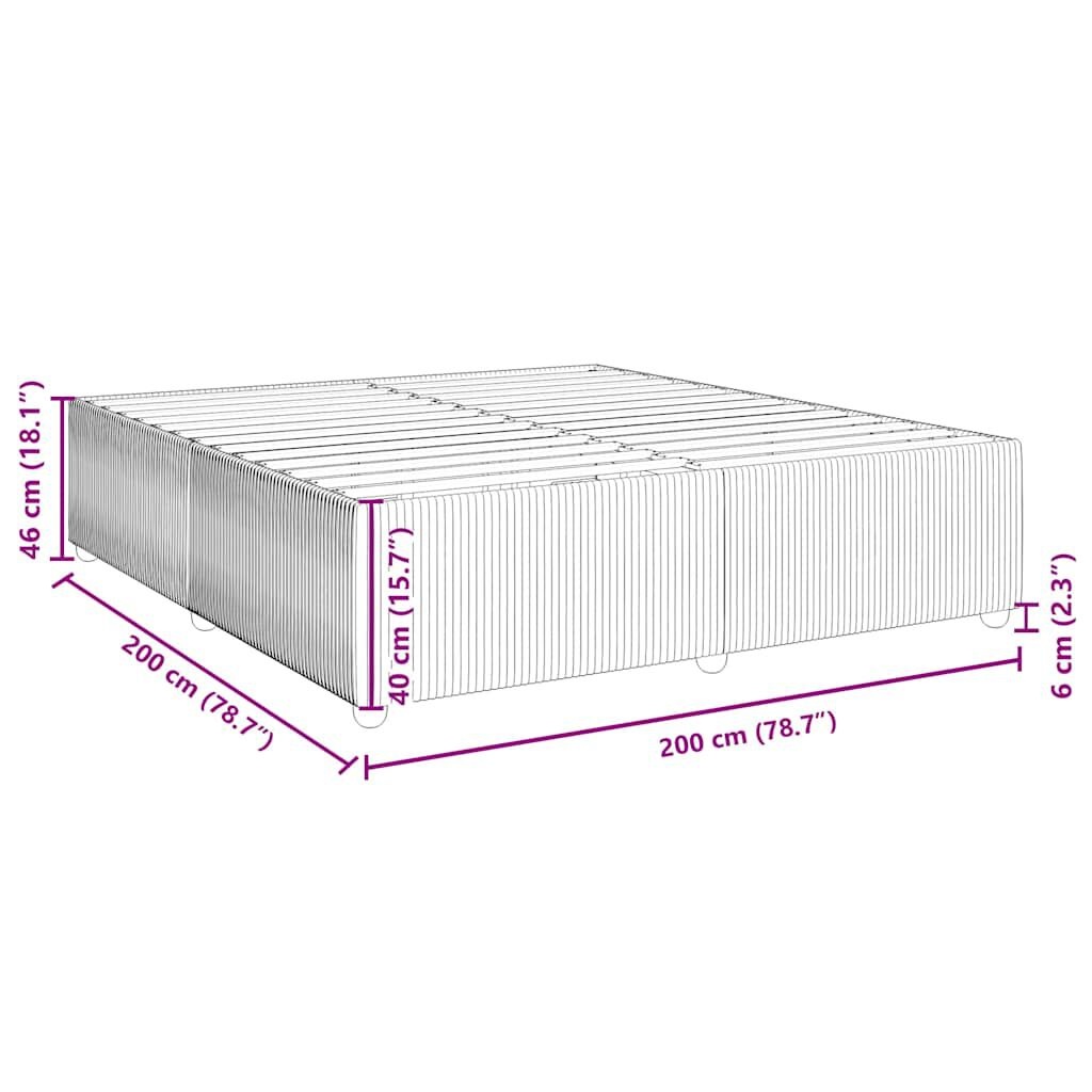 Zwart Bedframe 200x200 cm - Retourdeal: 35% Korting!
