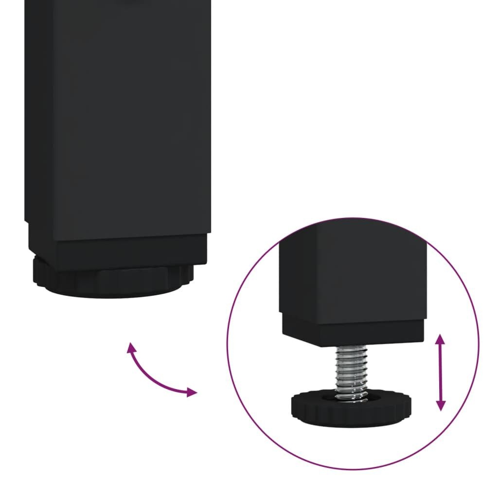 VidaXL Wandtafel Zwart 100cm - 35% Korting!