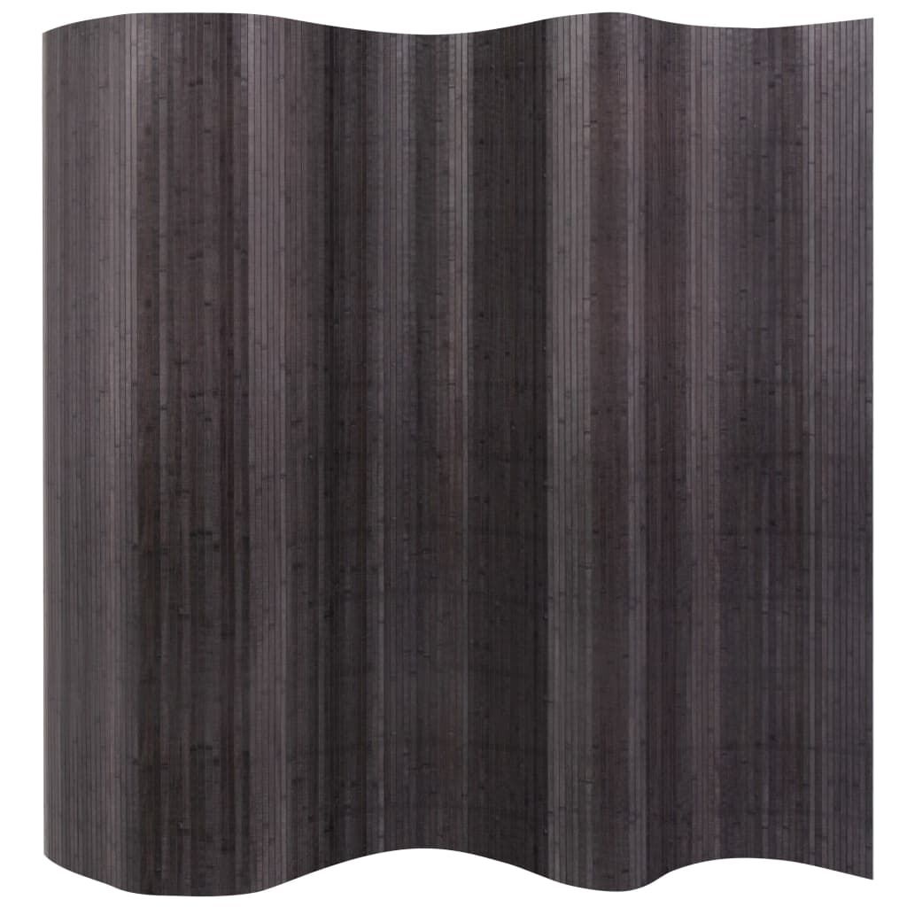 Bamboe Kamerscherm Grijs 250x165cm - 35% Korting!