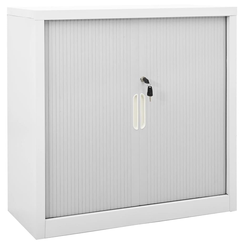 vidaXL Roldeurkast Grijs 90x40x90cm - 35% Korting!