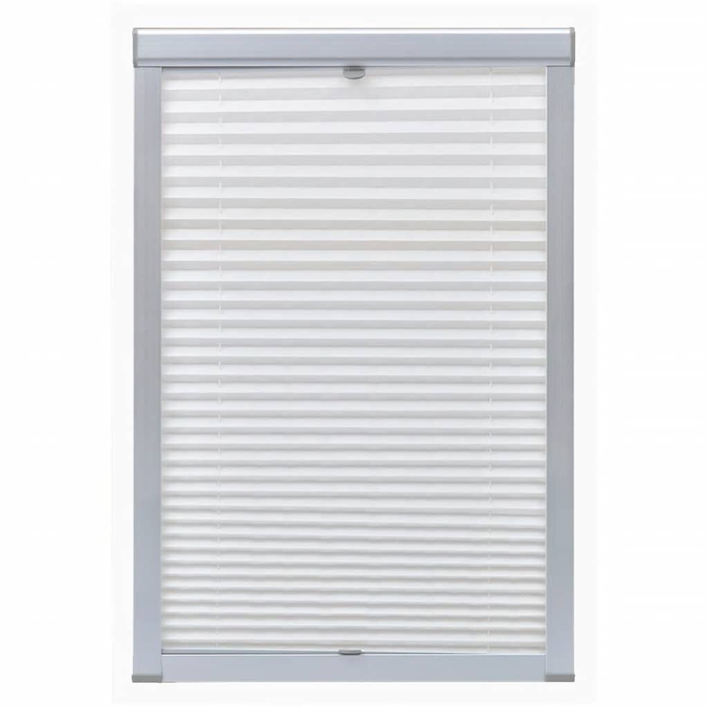 VidaXL Rolgordijn Geplooid Wit P06/406 - 35% Korting!