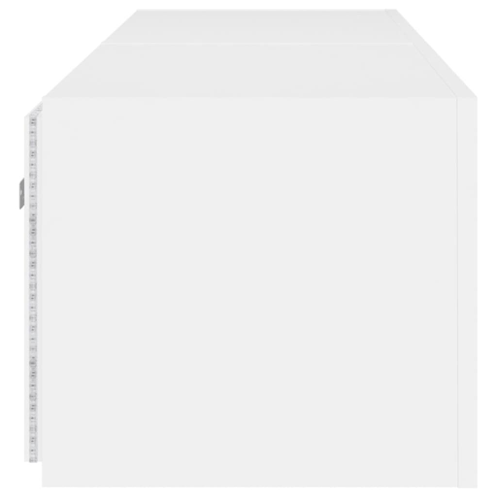 vidaXL TV Wandmeubel LED Wit (2x) -35% Korting!