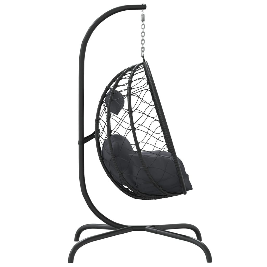 Hangstoel met Kussen Antraciet - 35% Korting!