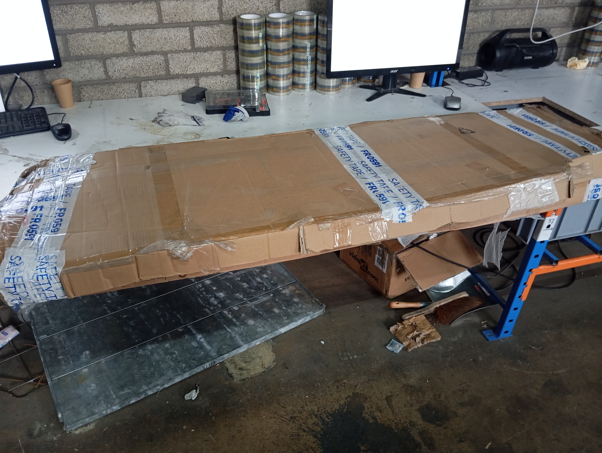 vidaXL Tuinbox Bruin 171cm - DEFFECT - 45% Korting!