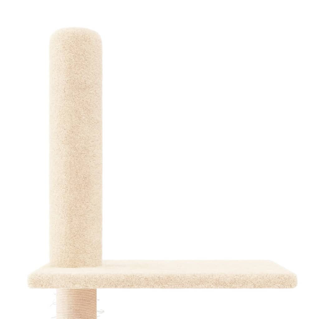 Kattenmeubel Vloer tot Plafond Crème - 60% Korting!