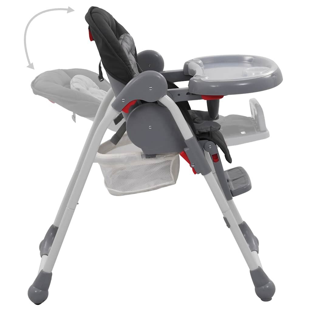 vidaXL Kinderstoel Grijs - Inclapbaar - 60% Korting!