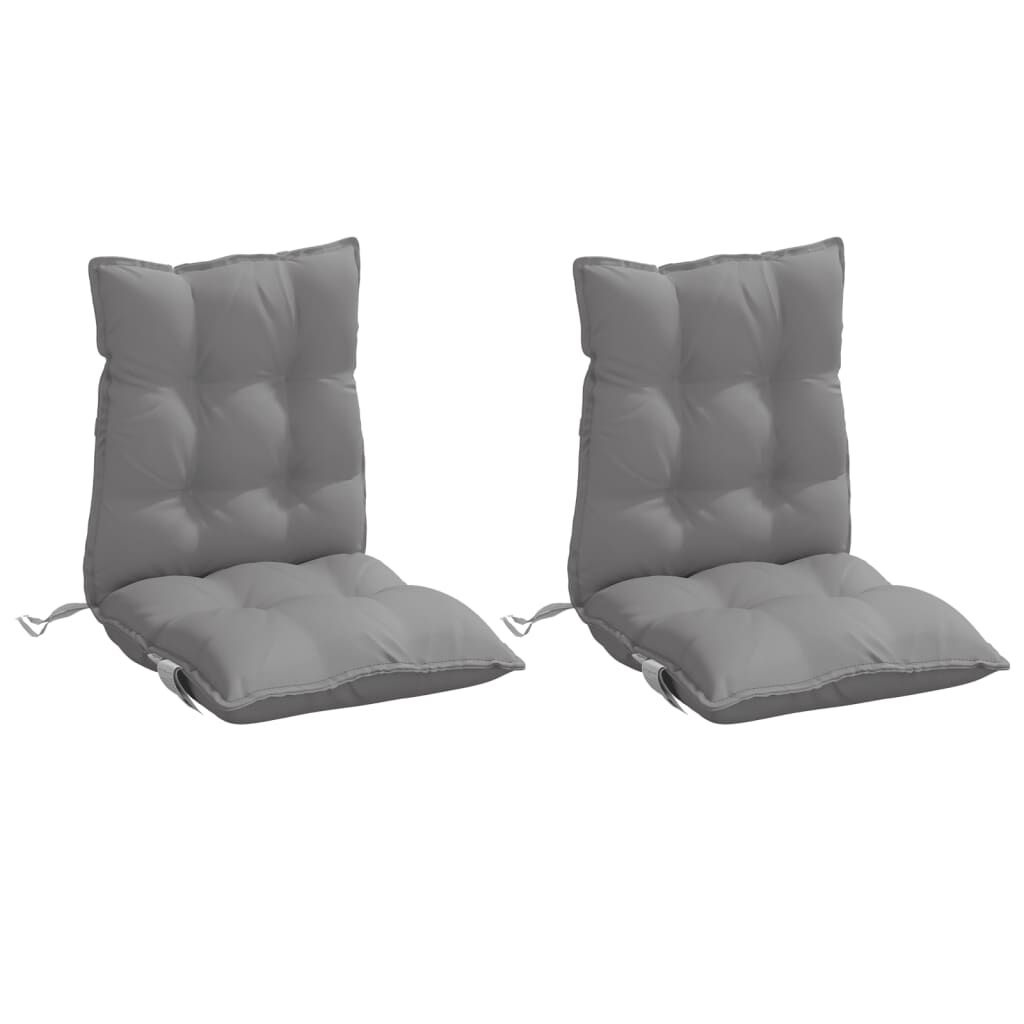 vidaXL Stoelkussens (2 st) Grijs - 35% Korting!