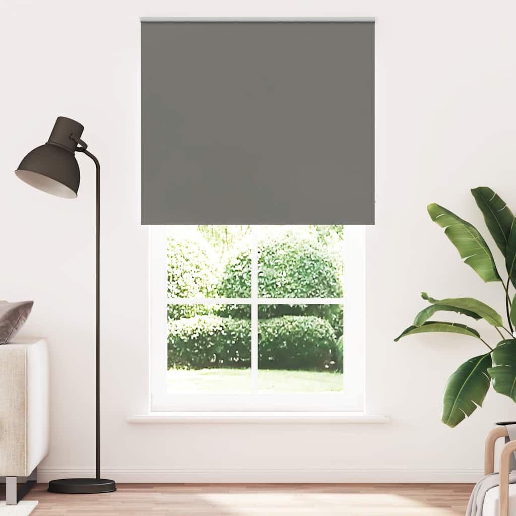 vidaXL Rolgordijn Verduisterend Grijs 125x230cm - 35% Korting!
