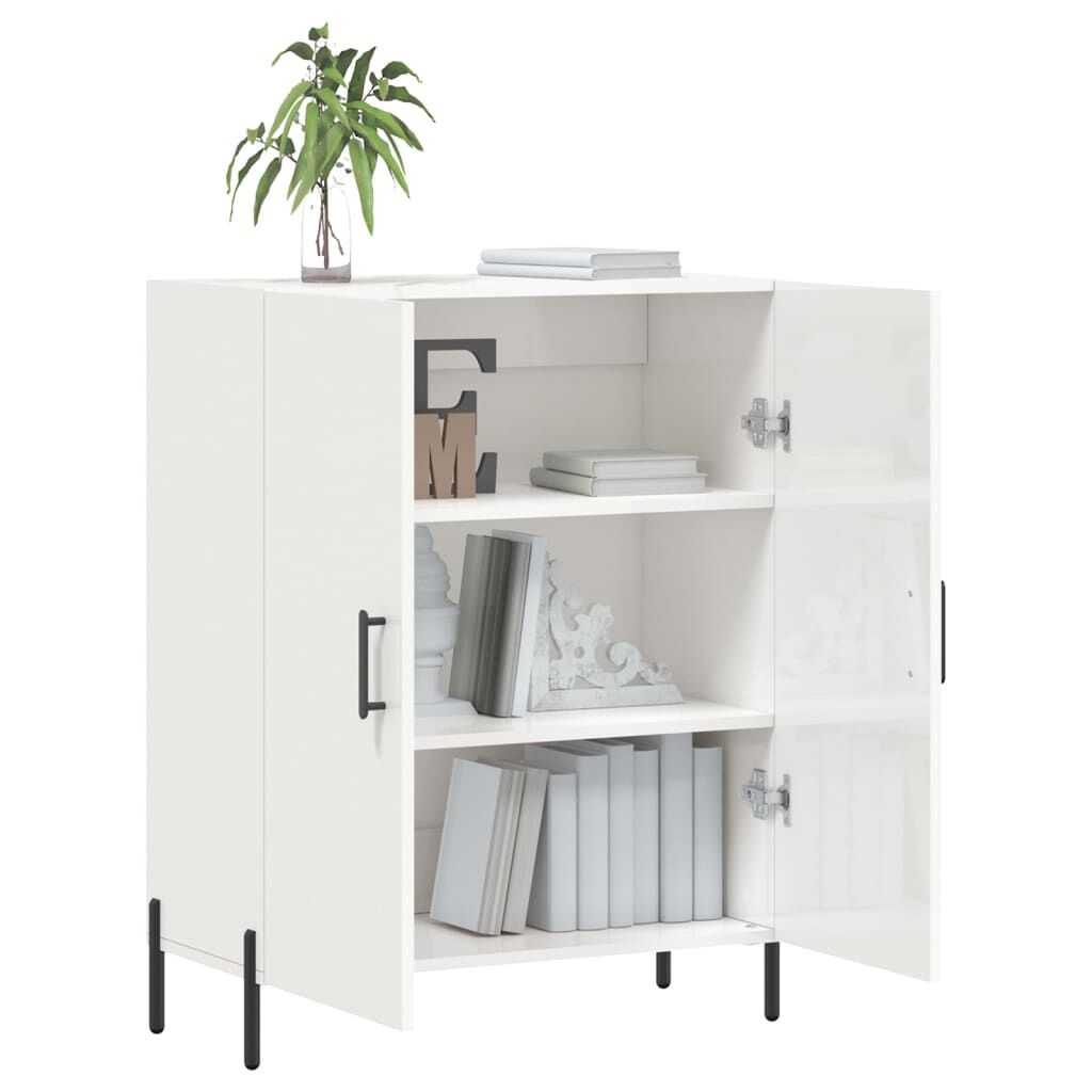 vidaXL Dressoir Wit Hoogglans - Zo Goed Als Nieuw! 35% Korting