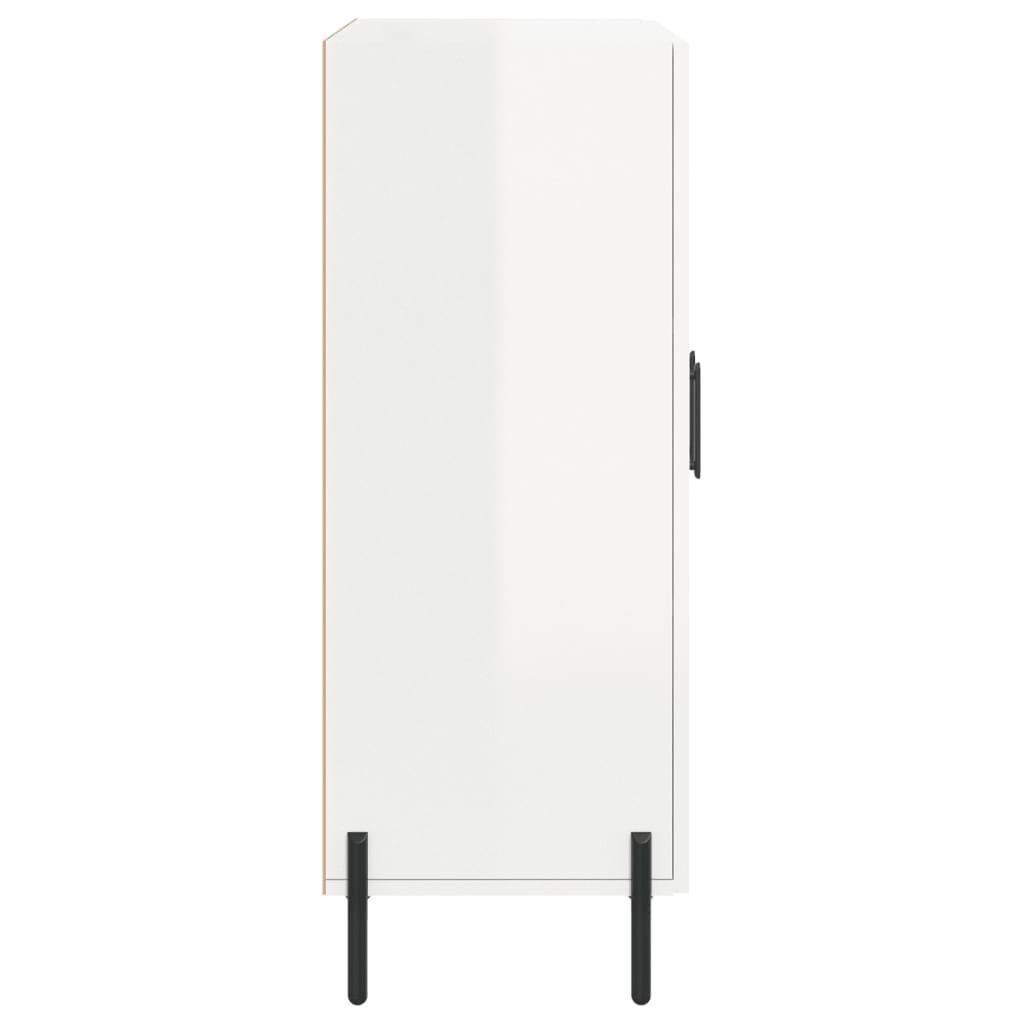vidaXL Dressoir Wit Hoogglans - Zo Goed Als Nieuw! 35% Korting