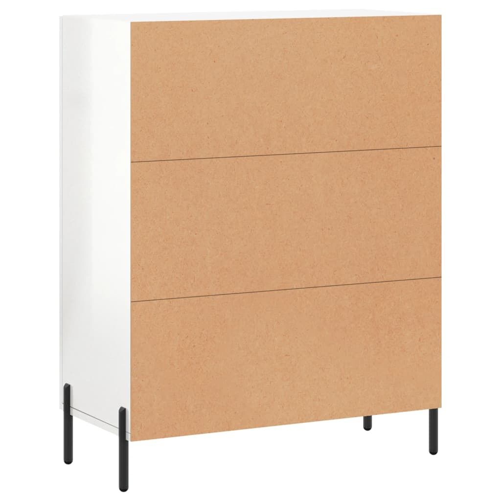 vidaXL Dressoir Wit Hoogglans - Zo Goed Als Nieuw! 35% Korting
