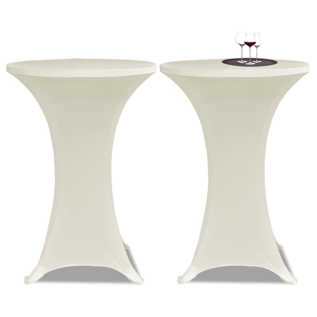 Statafelhoes Crème Ø60cm (2 stuks) - 55% Korting!