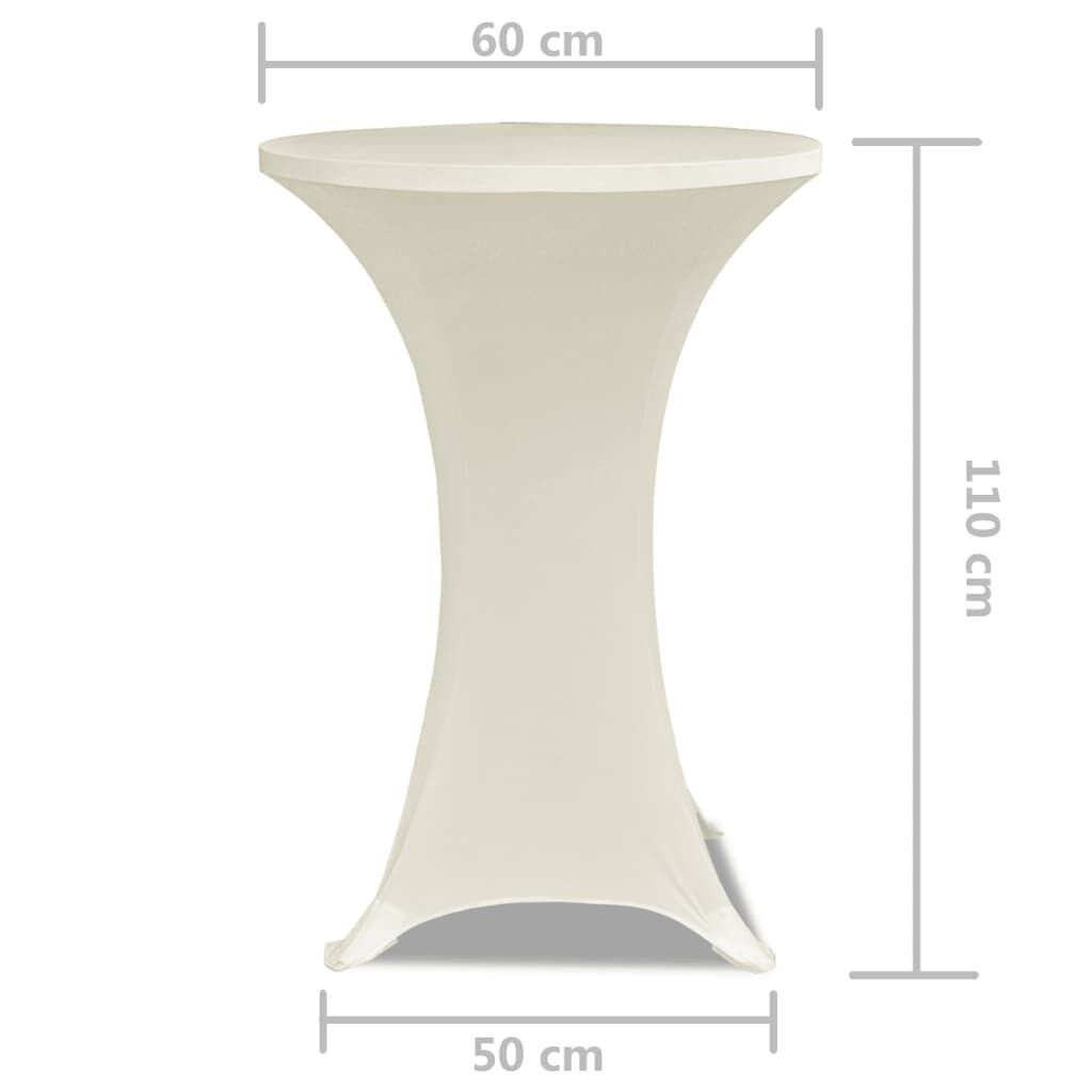 Statafelhoes Crème Ø60cm (2 stuks) - 55% Korting!