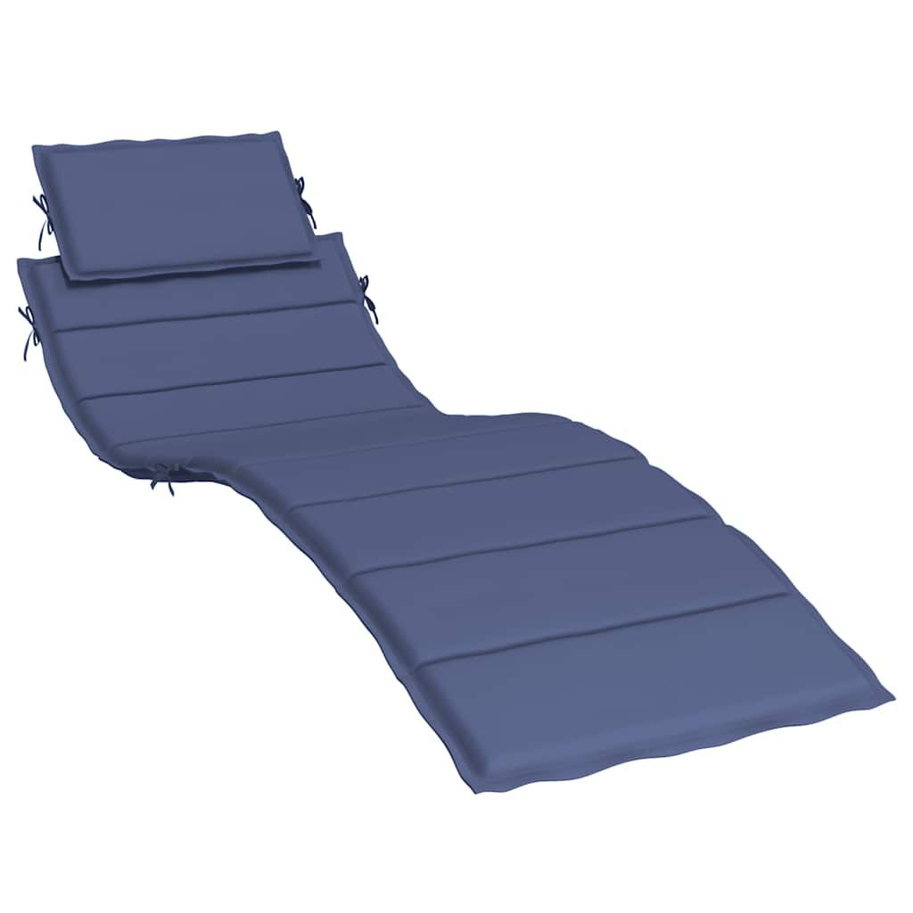 Ligbedkussen Marineblauw - vidaXL - 35% Korting!