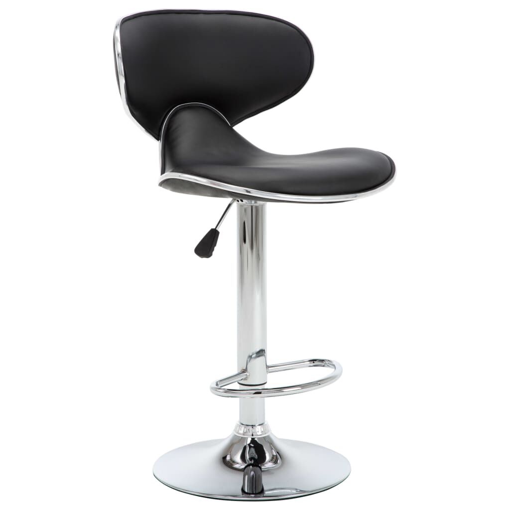vidaXL Barstoelen (2 st) Zwart Kunstleer - 35% Korting!