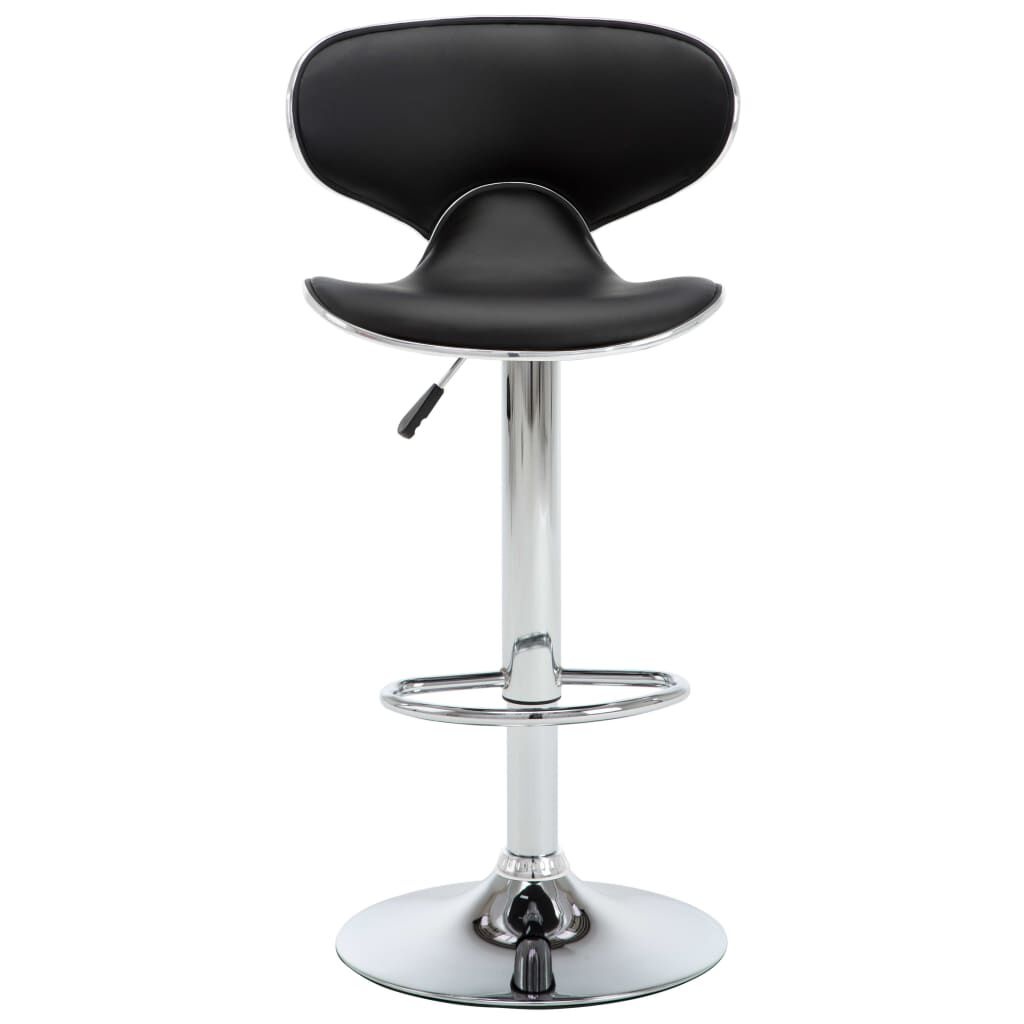 vidaXL Barstoelen (2 st) Zwart Kunstleer - 35% Korting!