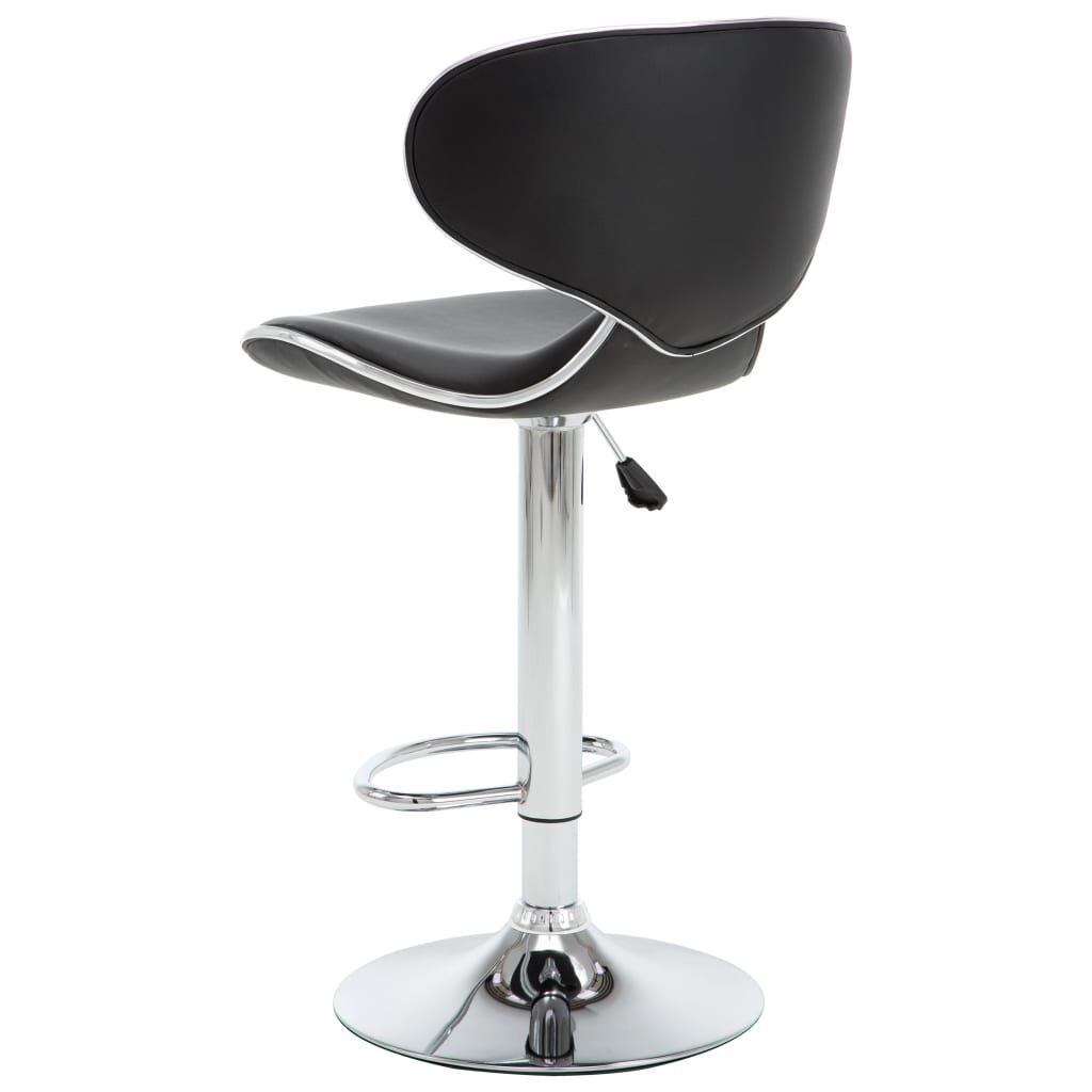 vidaXL Barstoelen (2 st) Zwart Kunstleer - 35% Korting!