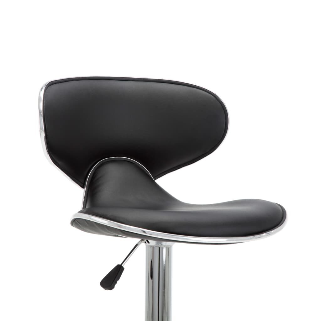 vidaXL Barstoelen (2 st) Zwart Kunstleer - 35% Korting!