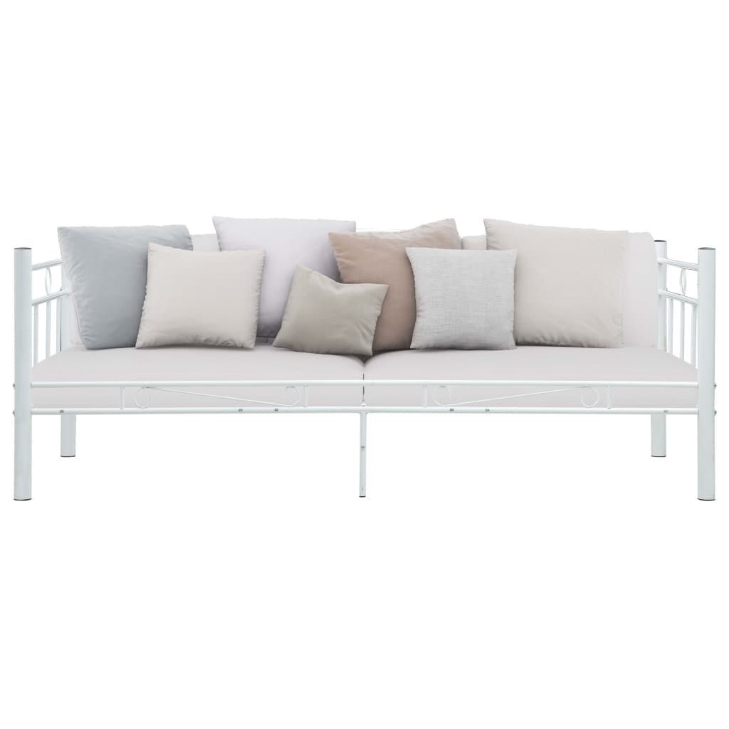 vidaXL Bedbank 90x200 Wit - 35% Korting! Zo Goed Als Nieuw