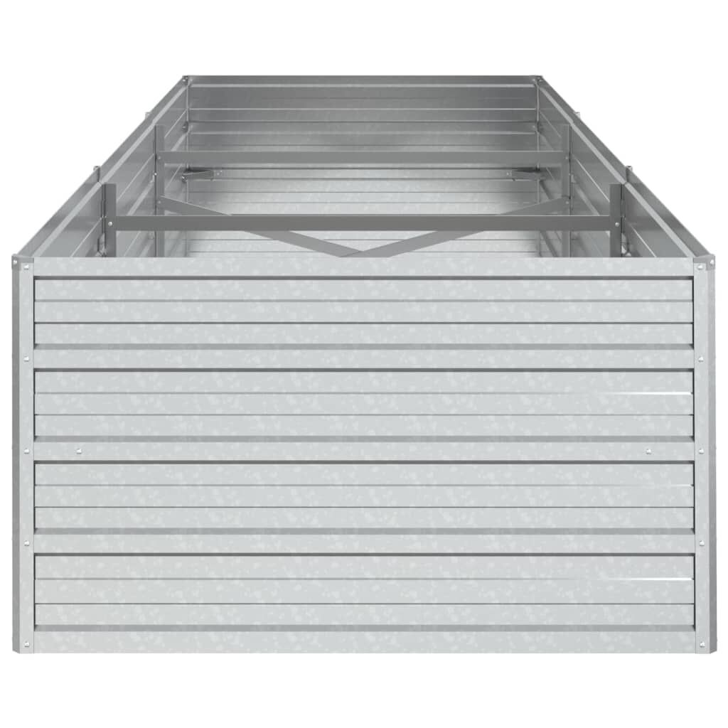 VidaXL Verhoogde Plantenbak 240cm - 35% Korting! Gegalvaniseerd Staal