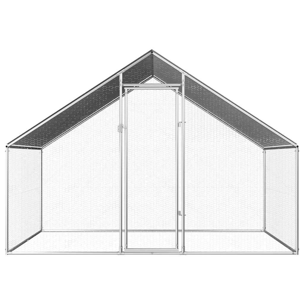 Kippenhok 2,75x2x1,92m - 35% Korting! Gegalvaniseerd Staal