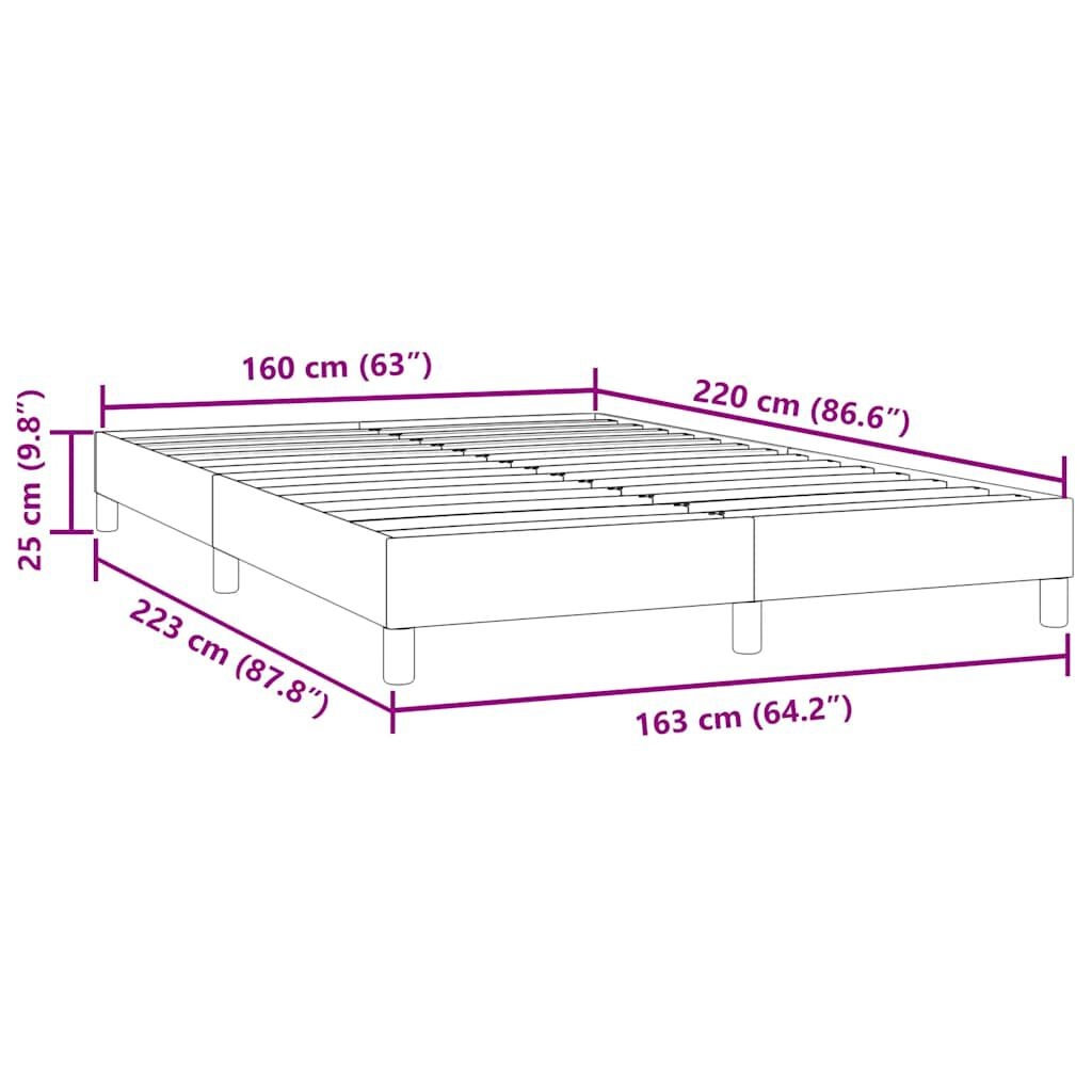 Boxspring 160x220 Lichtgrijs Fluwelen Bed - 41% Korting!