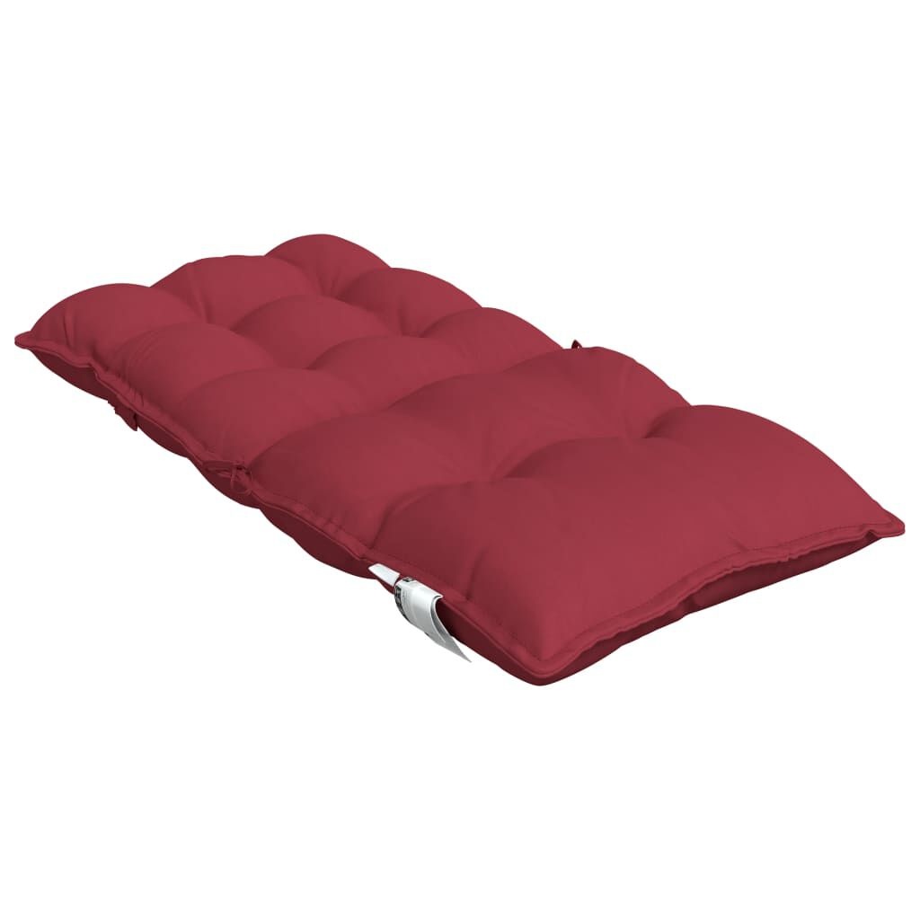 vidaXL Stoelkussens (6 st) Wijnrood - Lage Rug - 35% Korting!
