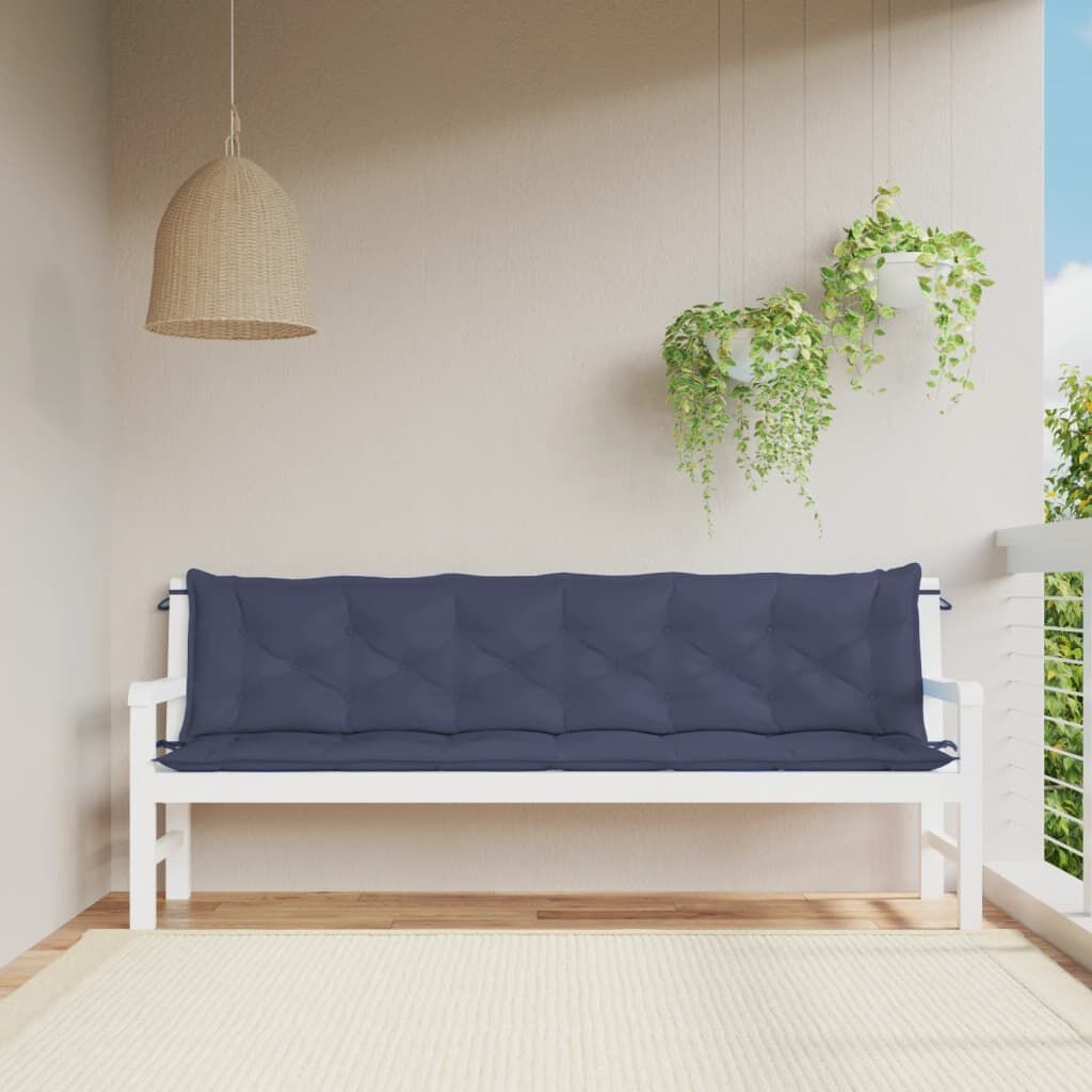 Tuinbankkussens 200x50cm Marineblauw - 50% Korting! (Lichte schade)