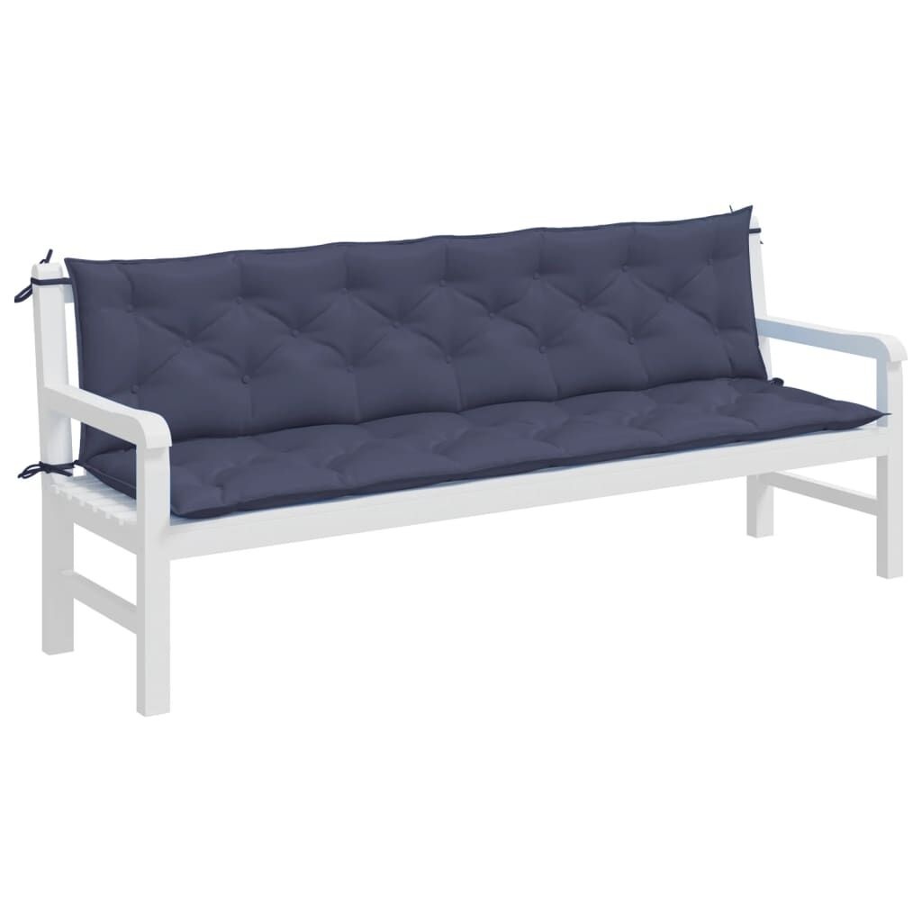 Tuinbankkussens 200x50cm Marineblauw - 50% Korting! (Lichte schade)
